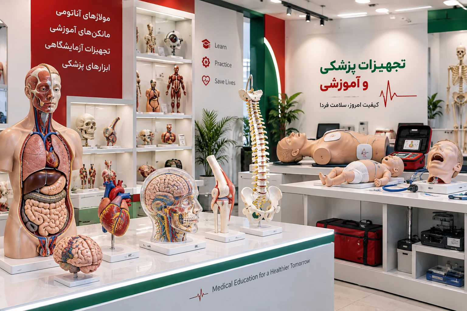 تجهیزات پزشکی و آموزشی لب یو